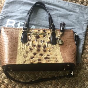 Brahmin Mixed Skin Handbag